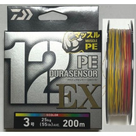 Daiwa PE Dura Sensor x12EX+Si3 5colored 200m, 300m, 400m