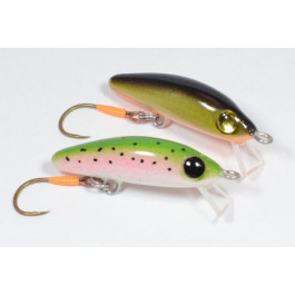 Lure-Rep U-P2, hand crafted tiny wooden baits 25mm 2.2g