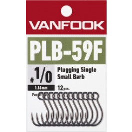 Vanfook PLB-59F, Heavy wire PTFE coated single hooks for plugs