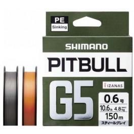 Shimano Pitbull G5 (LD-M51U), sinking braided lines