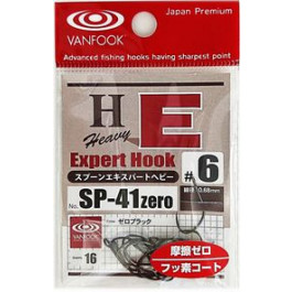 Vanfook Expert Hooks, SP-41Zero, medium heavy wire, zero friction barb-less hook