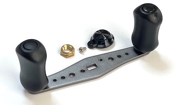 Shimano 84mm handle kit, Gunmetal,  12Bass rise