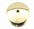Avail GM aluminum knob cap with hole, Gold Plated