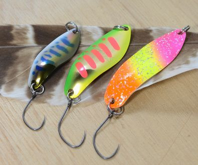 Anglers System, BUX 3.8g, 5g, 8g, 12g spoons