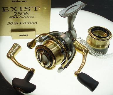 Daiwa Exist 2506 50th Edition 2008 - Spinning Reels - Reel Archives
