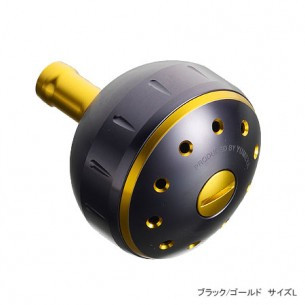 Shimano Yumeya Alumi Round Knob B, Black/Gold M (Shimano B fitting 26286)