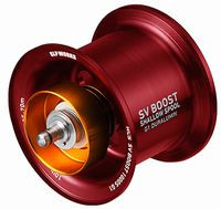 Daiwa SLPW RCSB SV Boost 1000S G1 shallow spool, Red