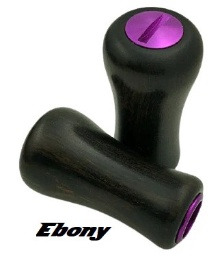 Roro DIY Ebony wood knobs, 2 knob kit