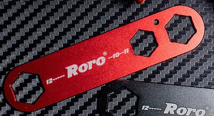 Roro Aluminum Trust wrench 10, 11, 12mm, Red