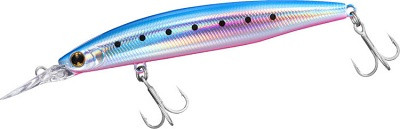 Daiwa Shoreline Shiner Z Setupper Lunker Hunter 125SDR, Blue Pink Iwashi