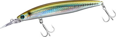 Daiwa Shoreline Shiner Z Setupper Lunker Hunter 125SDR, Rattlin Adel Golden Aji