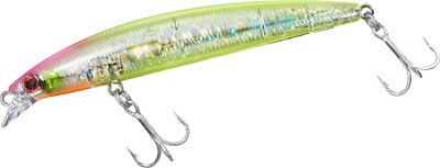 Daiwa Shoreline Shiner Z Setupper Slim 95S, Pink Head Clear Chart