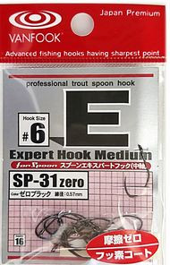 Vanfook Expert Hooks, SP-31Zero, medium wire, zero friction barb-less hook
