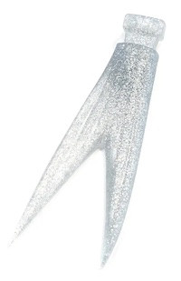 DRT Tiny Klash Spare V Tail, Clear Silver