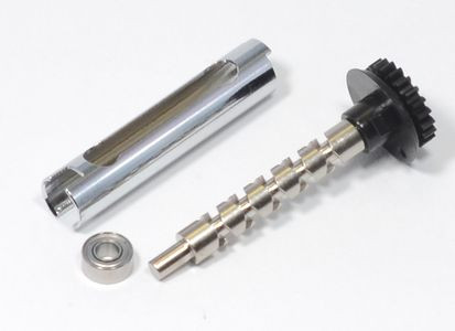 SDS CUSTOM Main Gear Shaft With Bearing For Abu Garcia Ambassadeur 4000, 5000, 6000 - Baitcasting Reel Part