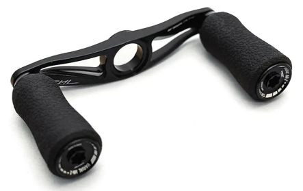 thumbnail image 2 of Carbon Fiber Fishing Reel Handle With EVA Knob, Left/Right DIY Reel Replacement, 12cm 2 of 3
