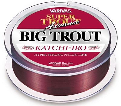 Varivas Super Trout Advance Big Trout Kacchi-iro 150m, Fishing Red