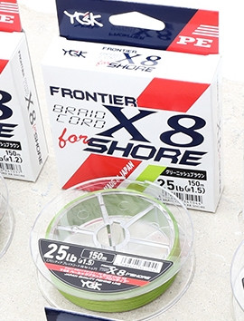 Ygk Frontier Braid Cord X8 For Shore Lines
