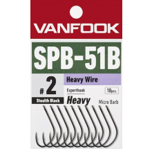 Vanfook Expert Hooks, SPB-51B, Heavy, single hooks