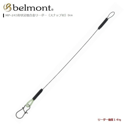 Belmont MP243 Shape Memory Alloy Leader 2pcs, 0.35mm 9cm