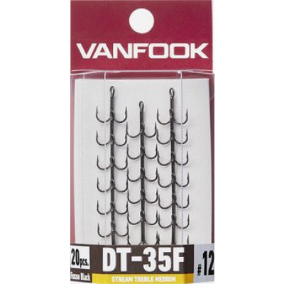Vanfook DT-35F, Stream treble medium hook 20pc pack