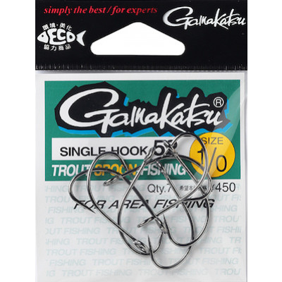 Gamakatsu Single Hook 52, straight point fast hooking