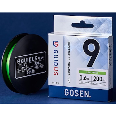 Gosen Guidus PEx9, Light Green 200m, 300m