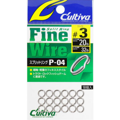 Owner Cultiva Fine Wire P-04 Split Rings