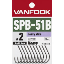 Vanfook Expert Hooks, SPB-51B, Heavy, single hooks