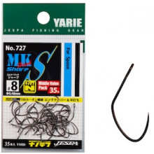 Yarie MK Hook Sharp 727, spoon single hooks