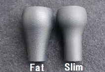 DRT Varial Knob Slim/Fat, rubber 2pcs